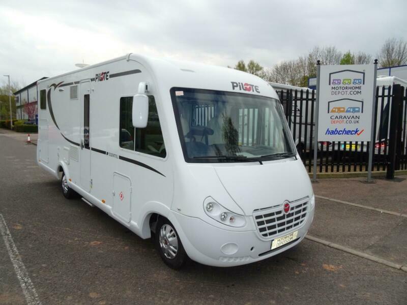 Pilote G740 AClass 4 berth Rear Fixed Bed motorhome for sale in