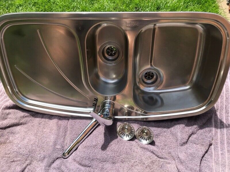 Franke 1 5 Stainless Steel Kitchen Sink Inc Tap 2 Strainer Plugs In Marton In Cleveland North Yorkshire Gumtree