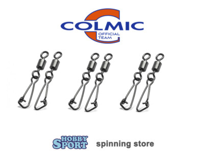 2 CONF. COLMIC GME 02000 SIZE 0 GIRELLA C/ MOSCHETTONE ROLLING HOOKED SNAP SPIN