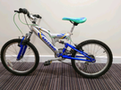 Salcano Wolf 18 speed MTB kids bicycle dual suspension bike