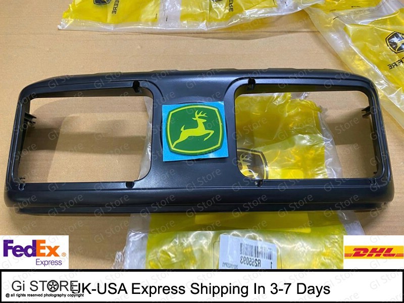 R188979 Headlamp Bezel + Emblem for John Deere 5045, 5055, 5050, 5103, 5325++