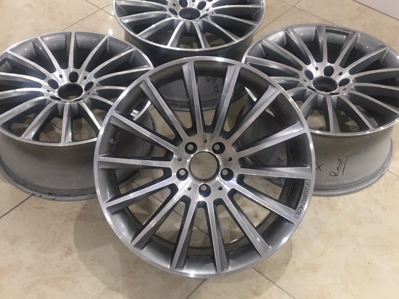 19" GENUINE MERCEDES AMG TWIST TURBINE ALLOY WHEELS 5x112 A B C E S