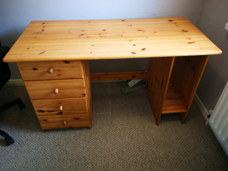 Solid pine desk in Gloucestershire Gumtree