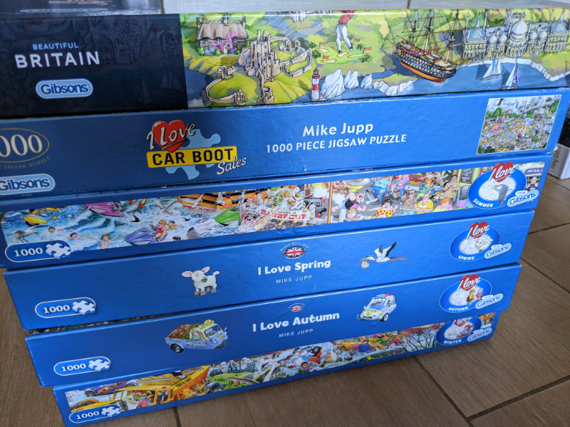 Gibson's 1000 Piece Jigsaw Puzzles Bundle (6) in StratforduponAvon