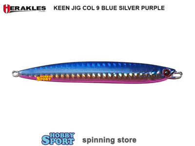 HERAKLES KEEN JIG METAL 42 GR COL 9 BLUE SILVER PURPLE ARHKKE4209 SPINNING MARE