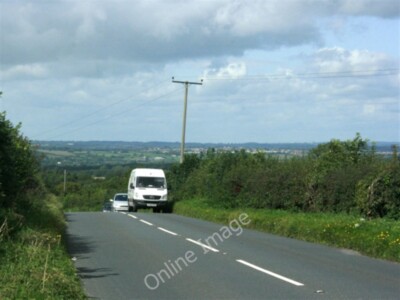 Photo 6x4 2009 : B3092 Frome Road looking north Gare Hill Frome appears i c2009