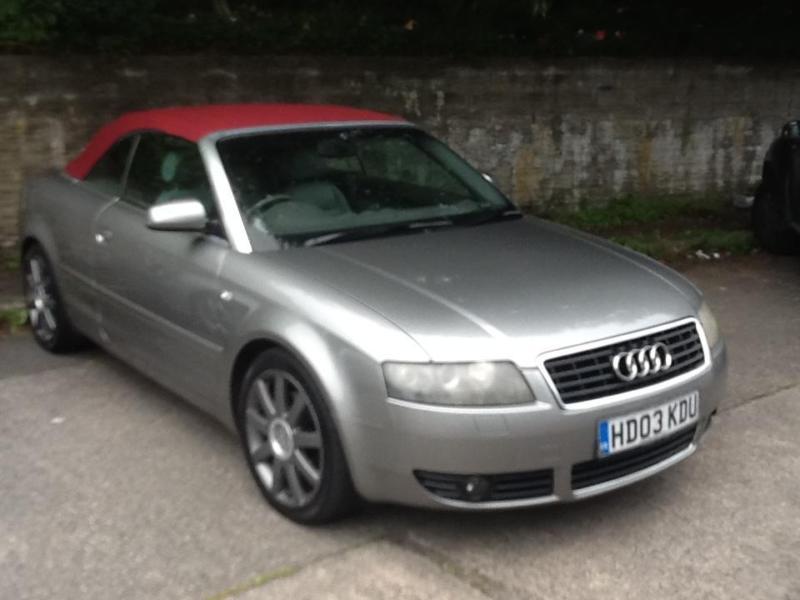 Audi A4 Cabriolet SPARES OR REPAIR ONLY, IMMACULATE ROOF ...