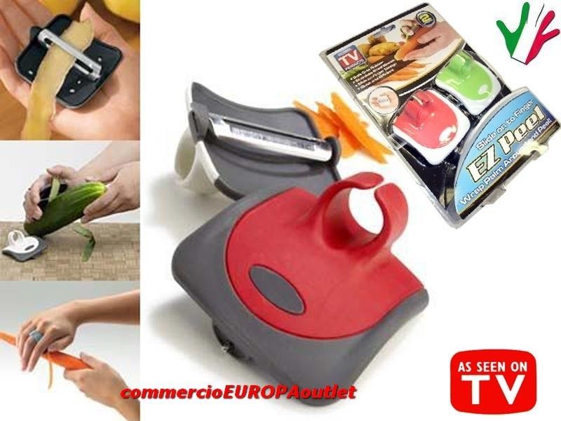 EZ PEEL PELA ORTAGGI DA DITO FRUTTA VERDURA SBUCCIA CAROTE PATATE