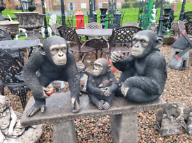 Stone monkey 🐒 gorilla garden ornaments 