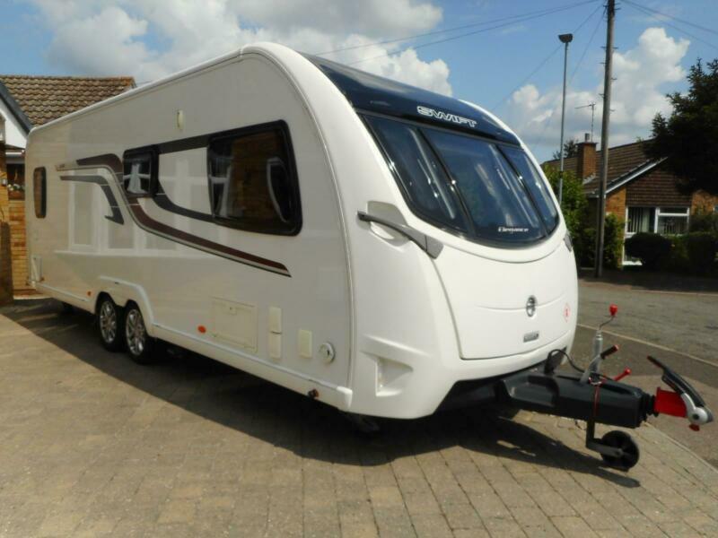Swift Elegance 630 2015, 4 Berth Fixed Bed Caravan For Sale in