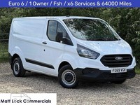 2019 Ford Transit Custom 300 L1 h1 Leader Panel Van Diesel Manual