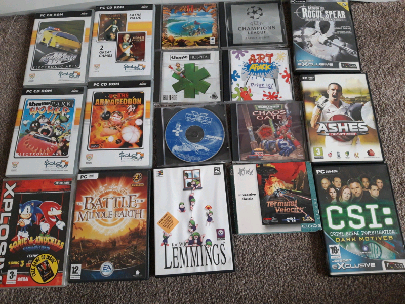 PC CD/DVD ROM Retro games in Droylsden, Manchester Gumtree