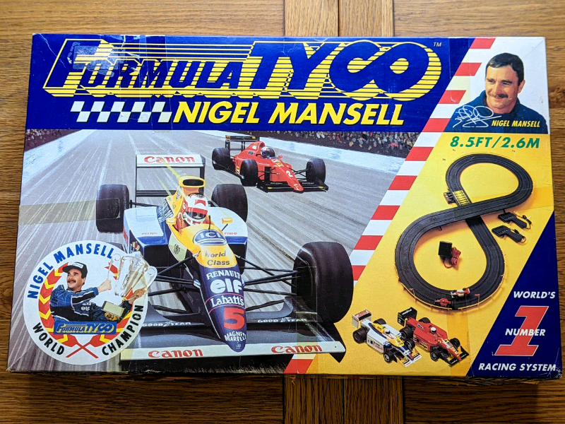 Vintage Formula Tyco Grand Prix F1 Electric Racing Track Set in