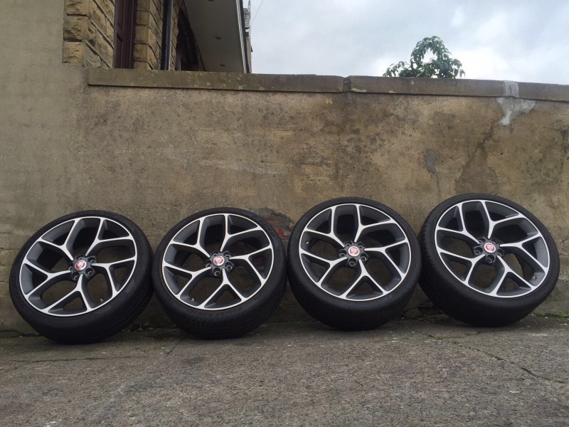 Genuine 20" Jaguar XF Alloy Wheels & Tyres 5x108 5x110 XE in Dewsbury
