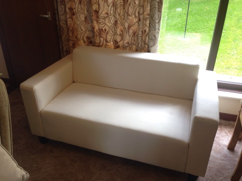 REDUCED FOR QUICK SALE! Small, compact Ikea Klobo 2 seater sofa Flat