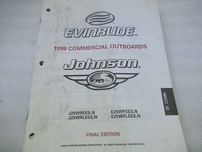 PM4 2000 Evinrude Commercial Outboards Final Edition Part Catalog Manual 5000136