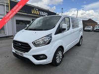 2022 Ford Transit Custom 2.0 300 EcoBlue Limited Crew Van AIR CON LWB Double Cab