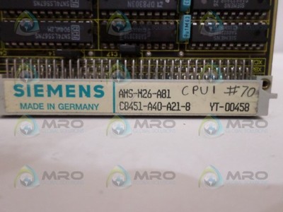 SIEMENS AMS-M26-A81 C8451-A40-A21-8 * USED *