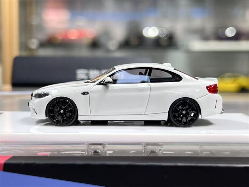 1/64 Car’s Lounge BMW M2 Competition 白 BZMW 1:64 White M2 Competition Coupe Sports Model Diecast