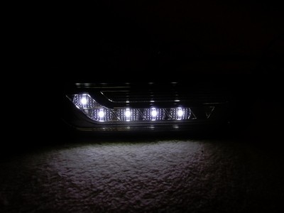 White LED Smoke Side Marker Lights For 2012-14 Mercedes Benz W218 CLS 550 Class