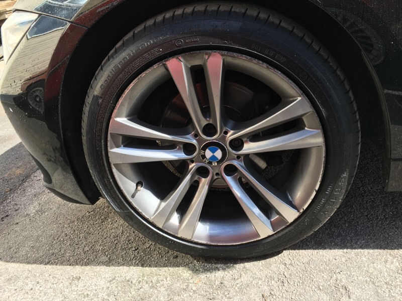 GENUINE BMW F30 18" WHEELS WITH CONTINENTAL RUN FLAT TYRES - 225 45 R18 ...