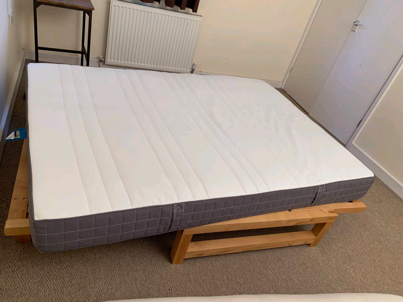 ikea bed with memory foam mattress