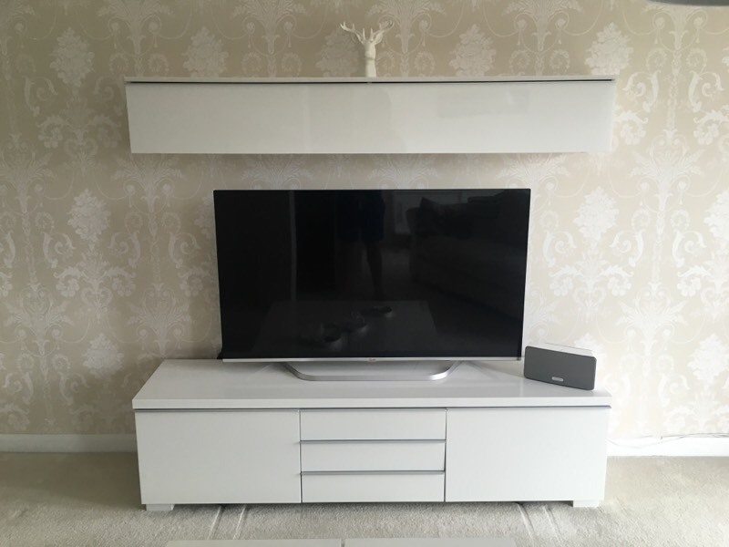 TV stand / unit besta burs ikea white in Sunderland, Tyne and Wear