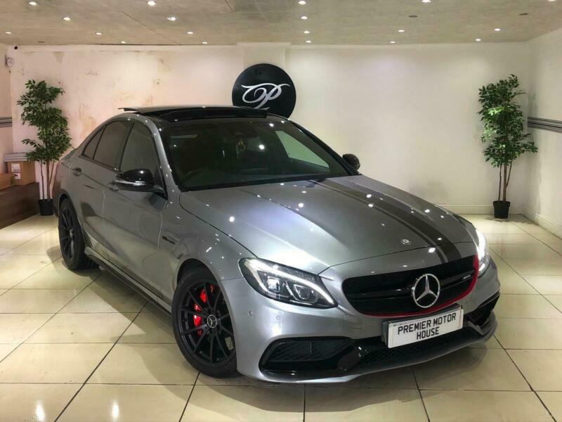2016 MERCEDES-BENZ C63 PREMIUM GREY 4 DOOR SALOON C63S EDITION 1 SPEC