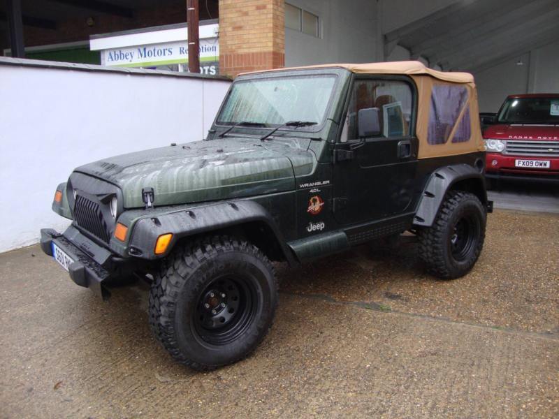 Jeep Wrangler 4.0 Sahara Soft Top Auto, 1998, 70000 Miles, Service