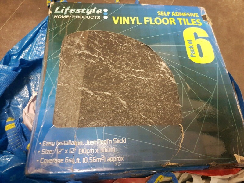 Marble Effect Self Adhesive Vinyl Floor Tiles in Sheffield, South