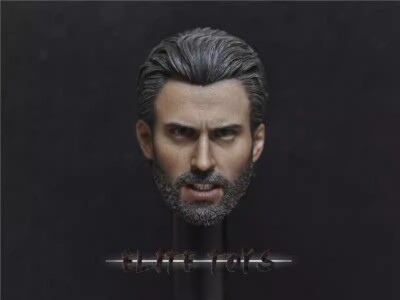 ELITE TOYS 1/6th Head Model Captain America Beard Edition Fit 12 inches Figures