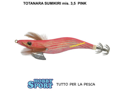 TOTANARA SQUID JIG ART COL ROSA STRIATA BIANCA MIS 3,5 SUMIKIRI TOUGH GAME 36628