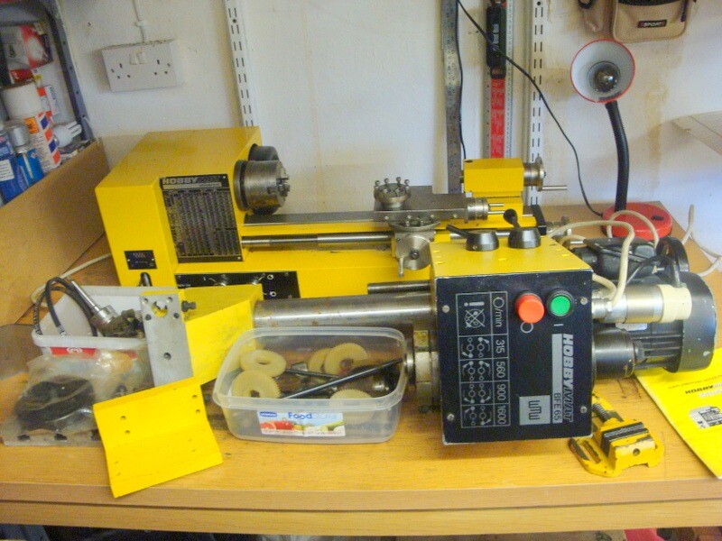 HOBBY MAT LATHE MD65 plus BFE65 MILL AND DRILL ATTACHMENT in