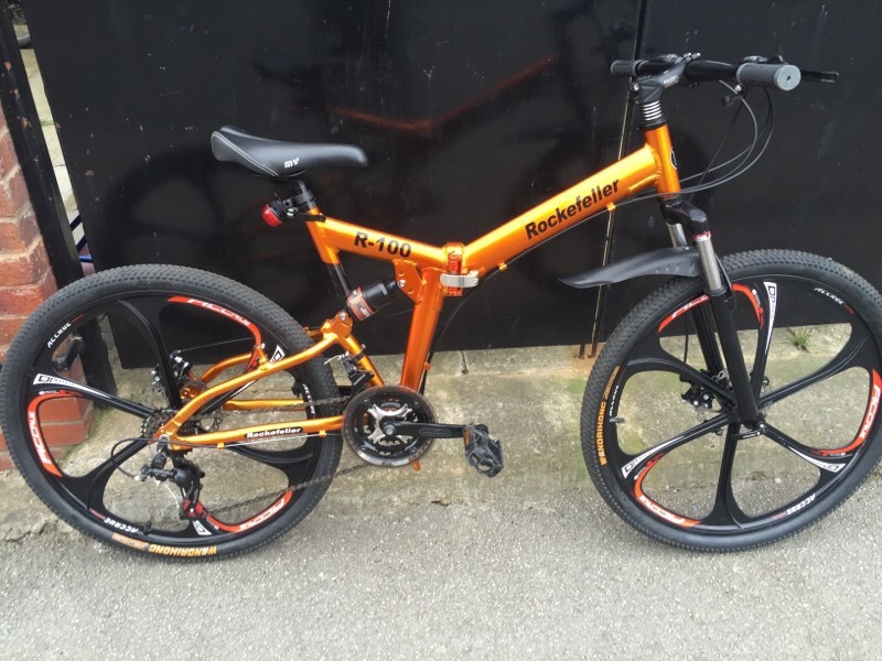 rockefeller r100 folding mountain bike