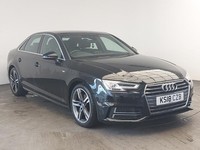 2018 Audi A4 2.0T FSI S Line 4dr S Tronic [Leather/Alc] Saloon Petrol Automatic
