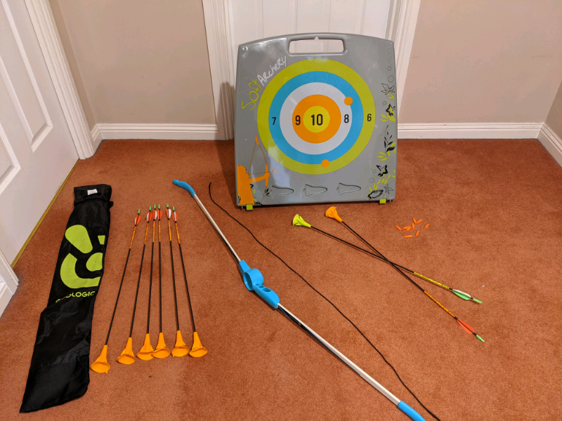 Children's Soft Archery Set with Bow & Arrows (Geologic/Decathlon) in