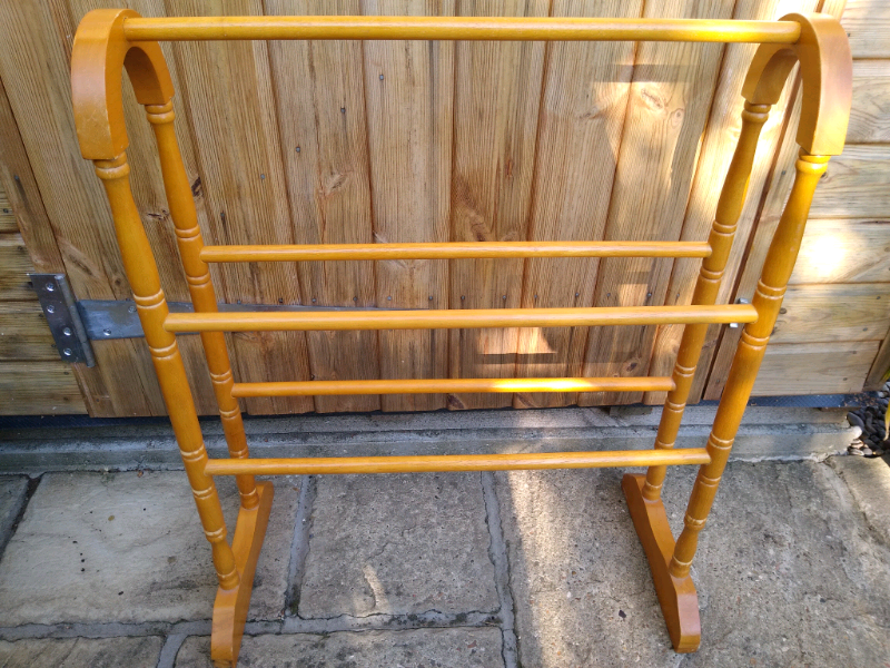 WOOD VINTAGE TOWEL RAIL in Poringland, Norfolk Gumtree