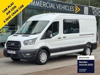 2024 Ford Transit 350 EcoBlue Trend TDCI 130ps 350 6 Seat Crew FWD L3H2 2.5M wit