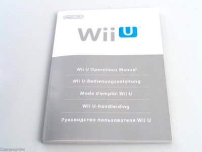Nintendo Wii U Bedienungsanleitung / Handbuch / Anleitung für Konsole 