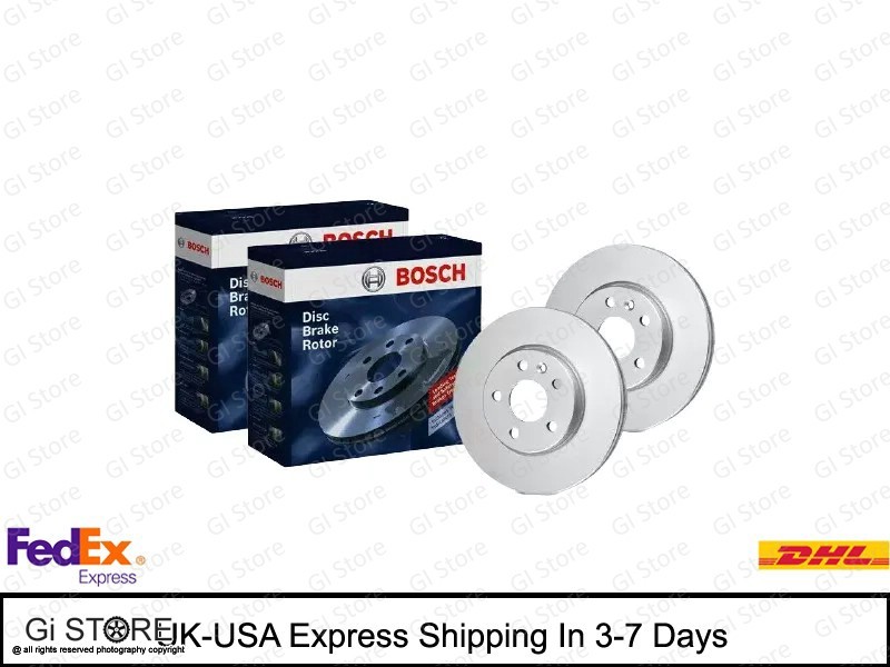 Bosch Front Brake Rotors for Suzuki Swift AZH 1.4L K14B 2011-On