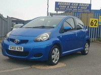 2010 Toyota AYGO 1.0 VVT-i Blue 5dr Hatchback Petrol Manual