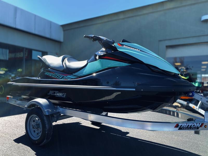 2020 Kawasaki STX 160X Ebony/Riptide Turquoise