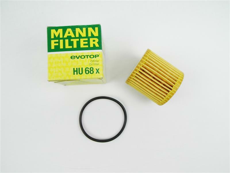2 X Oil Filter Smart Cabriolet City-coupe Fortwo Crossblade Mann-filter