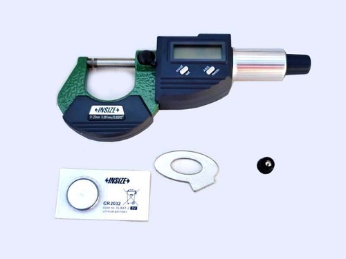 Insize 3109-25A Digital Outside Micrometer Range 0-25mm/0-1″ Basic Type