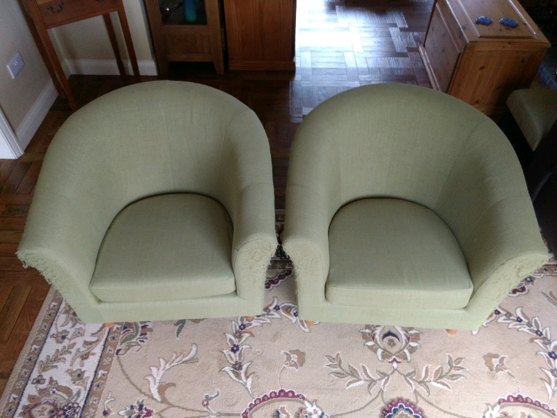 Free to collector - John Lewis Tub Chairs | in Hailsham, East Sussex