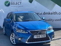 2018 Lexus CT 200h 1.8 Luxury 5dr CVT Automatic Hatchback Hybrid Automatic
