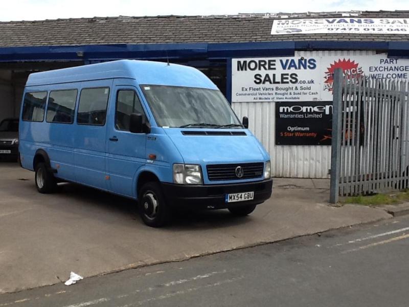 2005 blue ex council Volkswagen LT 46 2.5 TDI LWB 17 seat minibus