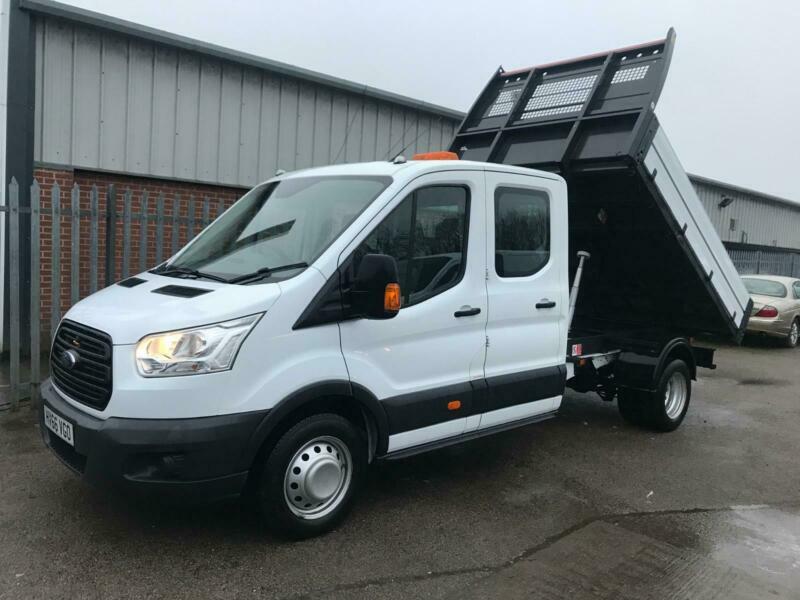2006 66 FORD TRANSIT 350 125PS LWB 7 SEAT FACTORY DOUBLE CAB TIPPER