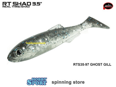 MOLIX RT SHAD 3,5" COLORE 97 GHOST GILL  5 PZ SPINNING LAGO FIUME BLACK BASS