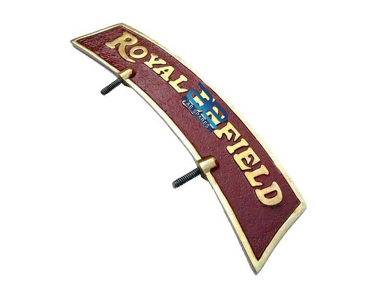 Front Mudguard License Number Plate For Royal Enfield Early Model 